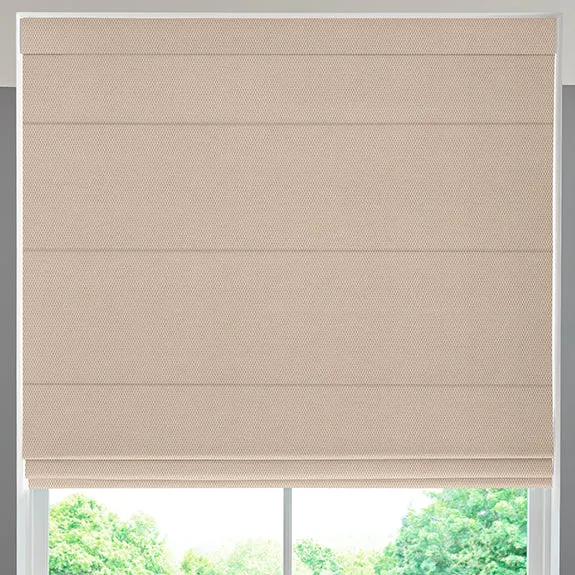 Arla Soft Texture Made To Measure Roman Blind Latte