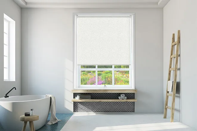 Beauty Ivory - Vinyl Blackout Roller Blind
