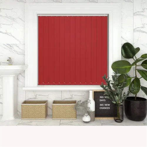 Shower Safe Flame Vertical Blind