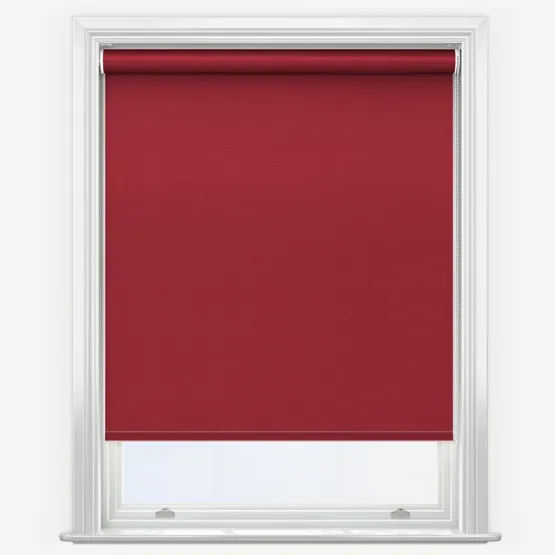 Supreme Blackout Red Roller Blind