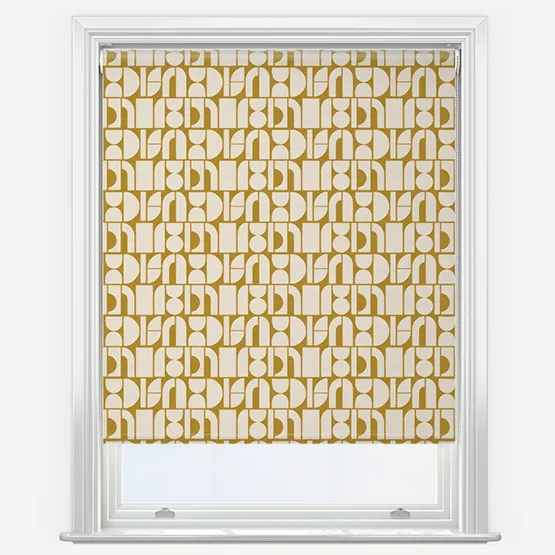Sonova Studio Disco Mustard Roller Blind