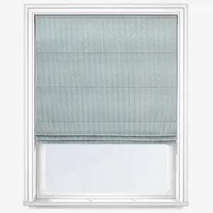 Sophie Allport Stamford Stripe Blue Roman Blind