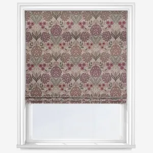 Wilmington Raspberry Roman Blind