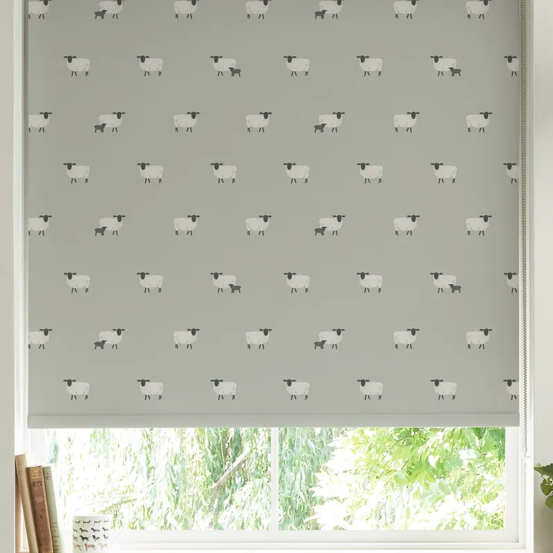 Sophie Allport Sheep Made To Measure Roller Blind Pebble