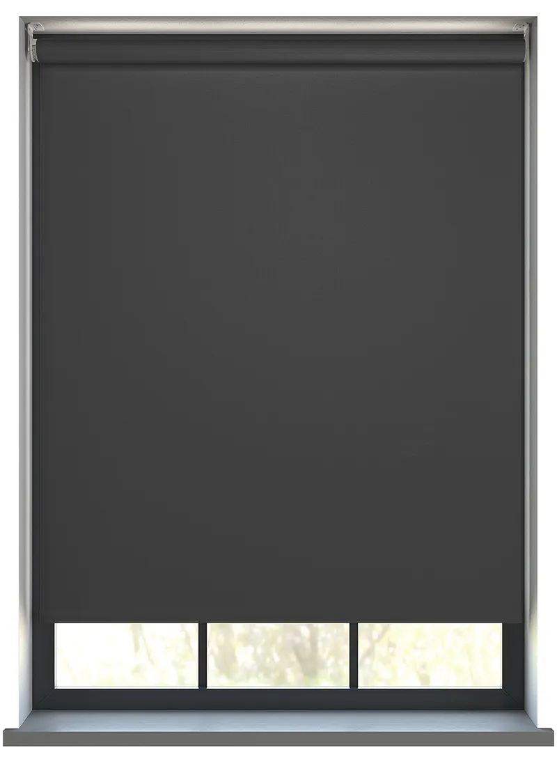 Gibson Jet Black Roller Blind