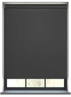 Gibson Jet Black Roller Blind