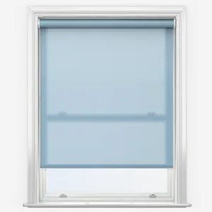 Deluxe Plain Powder Blue Roller Blind