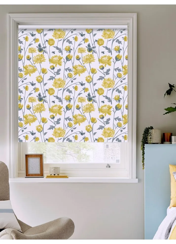 Chrysanthemum Roller Blind By Lorna Syson