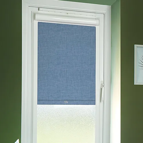 Sora Sky (Moisture Resistant) Perfect Fit Blackout Roller Blinds