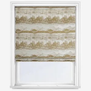 Amaro Ochre Roman Blind