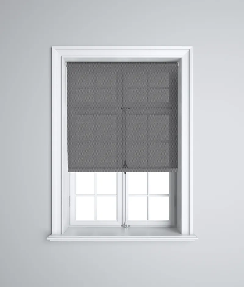 Essence Fr 3% Grey-black 3m 230v Radio Operated Electric Roller Blinds