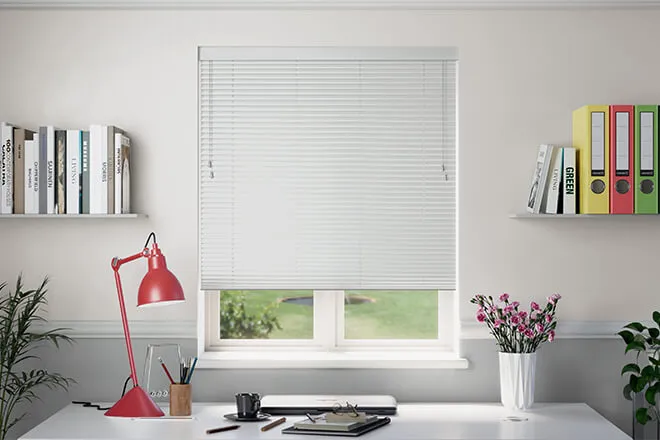 Millennium Metallic Silver - 50mm Aluminium Venetian Blinds