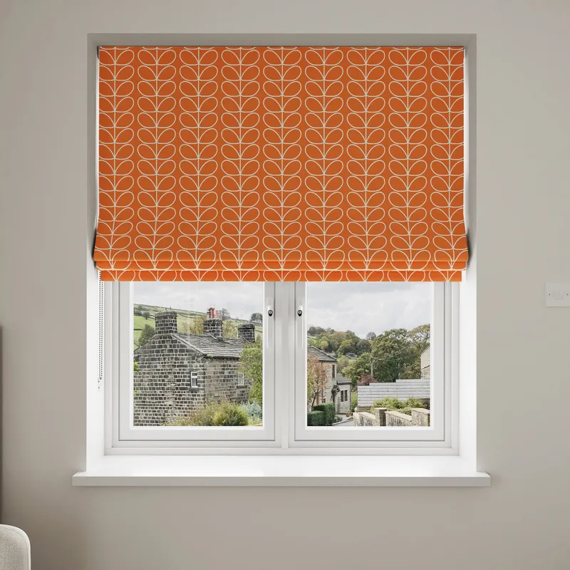 Orla Kiely Linear Stem Persimmon Blinds Uk