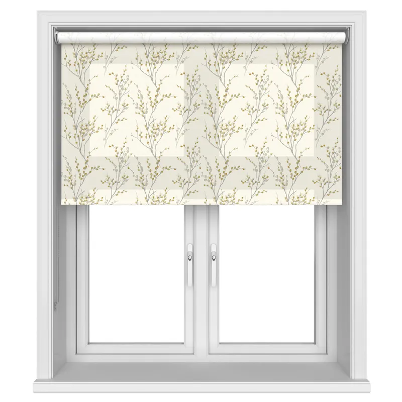 Laura Ashley Pussy Willow Ochre Yellow Blinds Uk