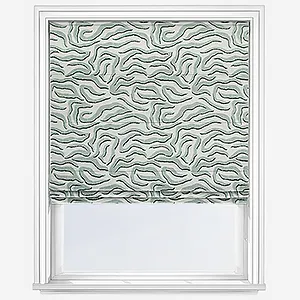 Camengo Ophea Velvet Azur Roman Blind