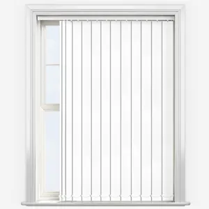 Luxor White Vertical Blind