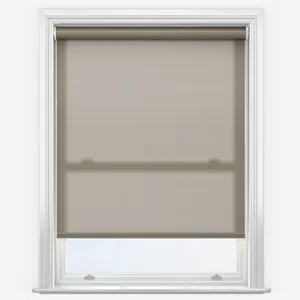 Deluxe Plain Mushroom Roller Blind