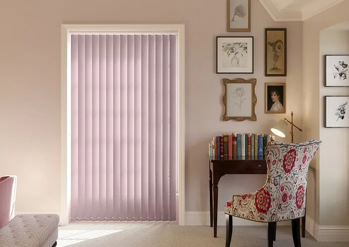 Trinity (Blackout) Soft Pink - Vertical Blind