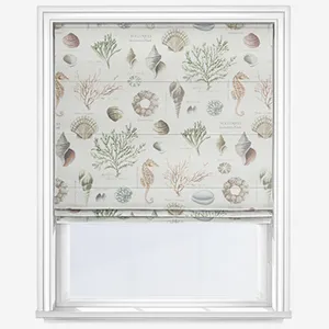 St Helier Seaweed Roman Blind