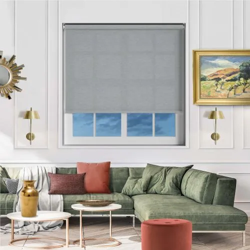 Weave Iron Cordless Roller Blind