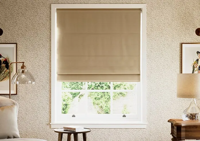 Devonshire Light Brown - Roman Blind