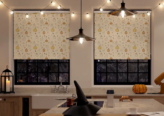 Pumpkin Patch Sketch - Roller Blind