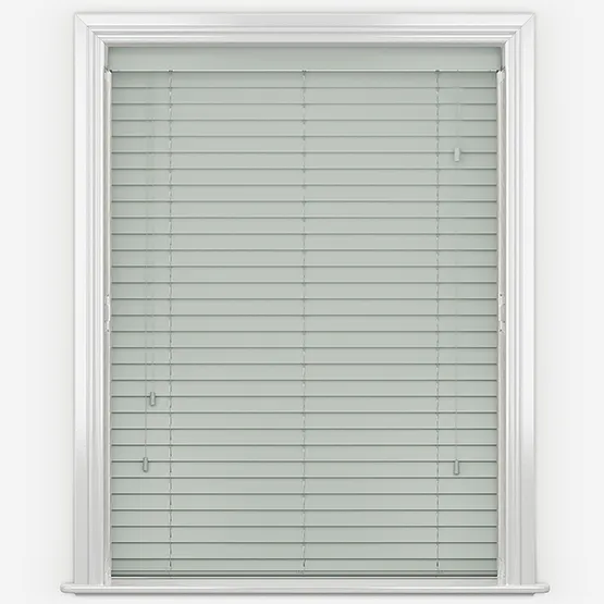 Aspen Smooth Ash Grey Wooden Venetian Blind