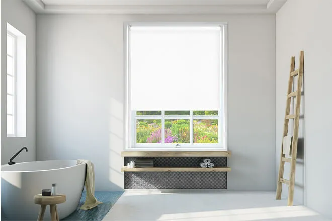 Laura White - Waterproof Blackout Roller Blind