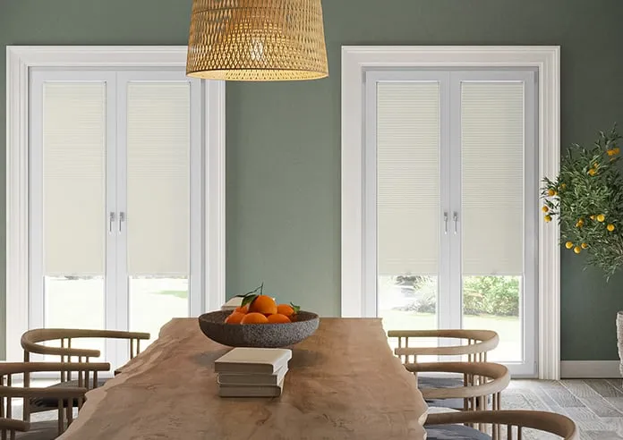Umbra (Blackout) Ivory - Stick Fit Honeycomb Blind