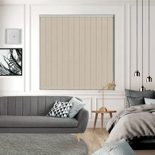 Bedtime Sandstone Beige Vertical Blind