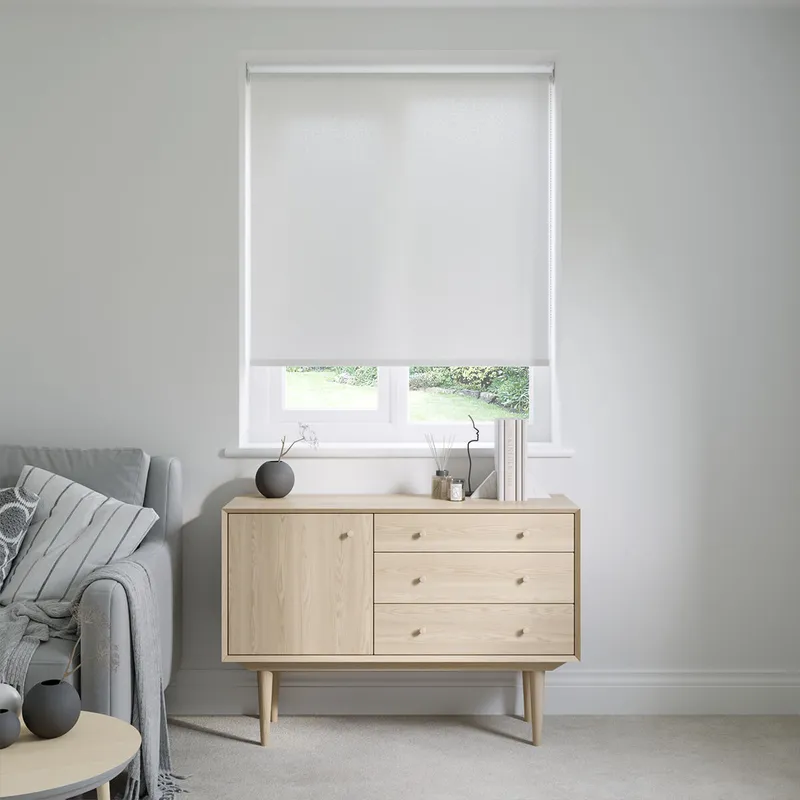 Edinburgh White Roller Blinds