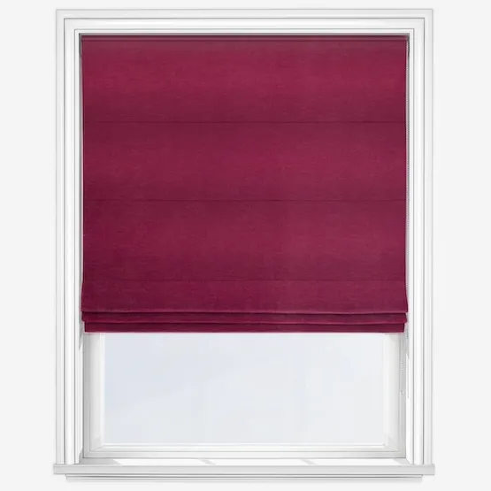Belvoir Recycled Fuchsia Roman Blind