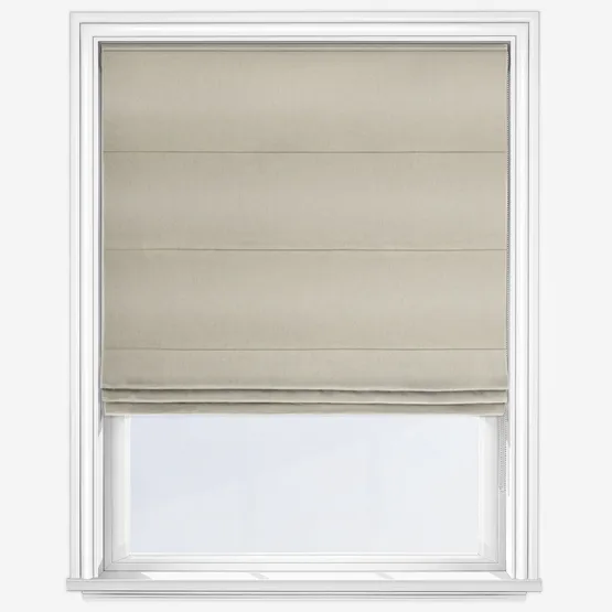Rustic Recycled Natural Linen Roman Blind