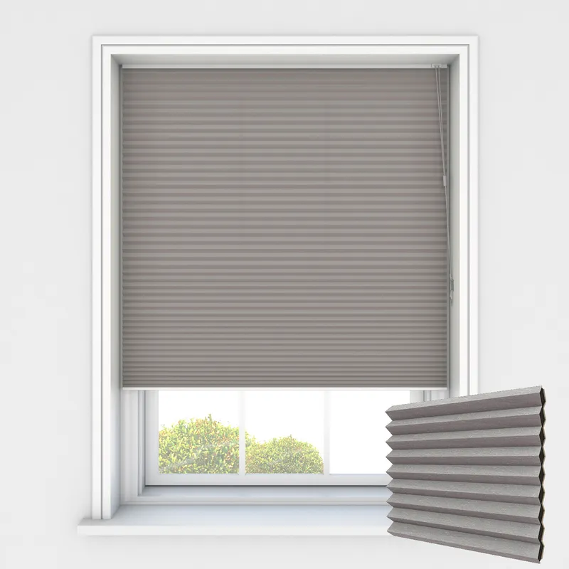 Halo Birch Thermal Privacy Honeycomb Blinds