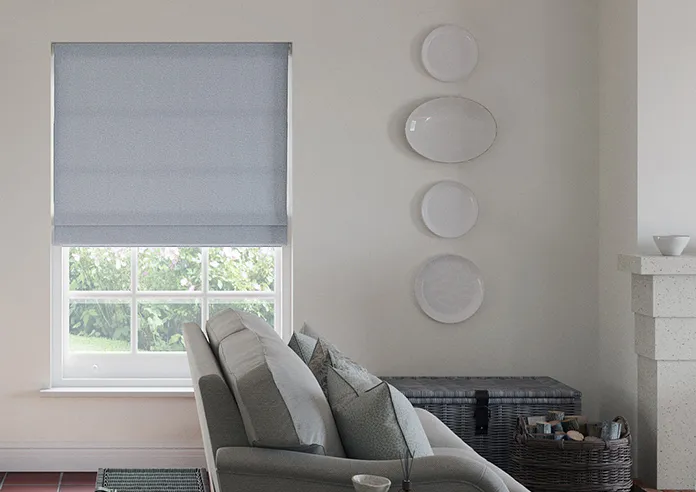 Carina Cadet Blue - Roman Blind