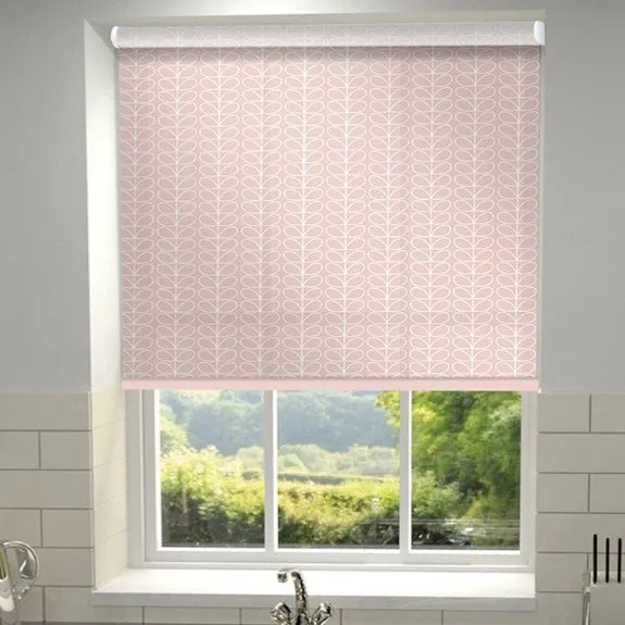 Orla Kiely Linear Stem Made To Measure Roller Blind Pink