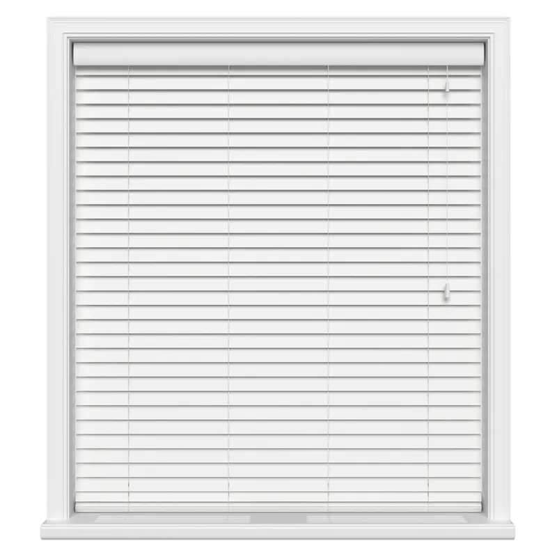 Featherdown White Ecowood Motorised Uk - Motorised Blinds