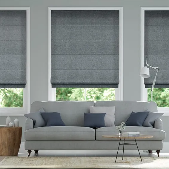 Waycroft Slate Roman Blind