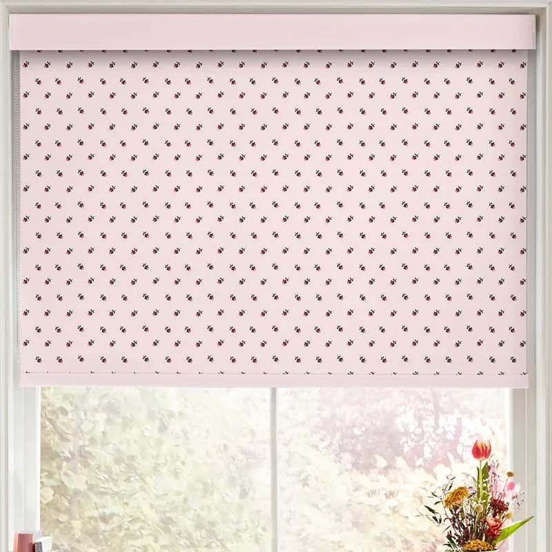 Cath Kidston Rose Bud Made To Measure Roller Blind Light Pink