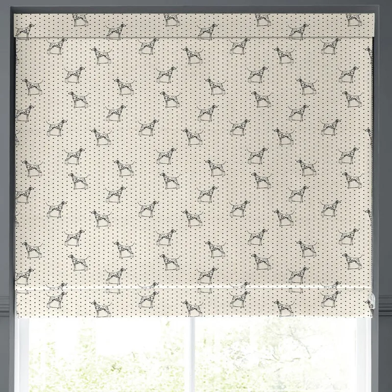 Emily Bond Fred Made To Measure Roman Blind Linen