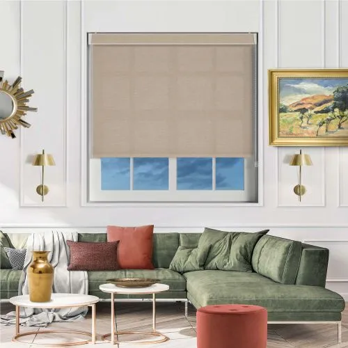 Weave Sand Pelmet Roller Blind