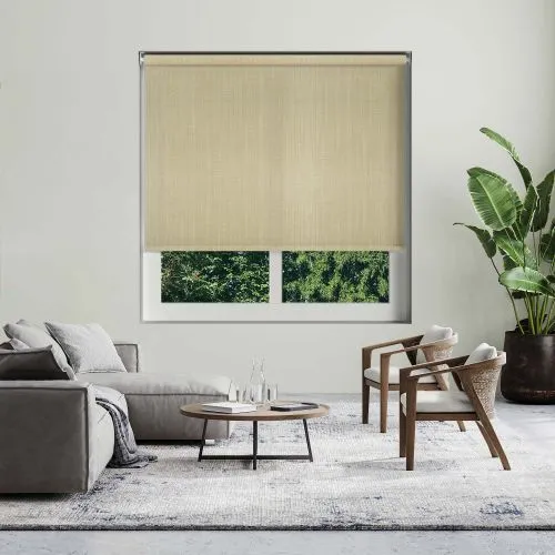 Linen Sandstone Cordless Roller Blind