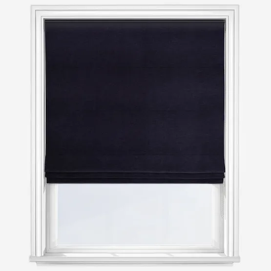 Belvoir Recycled Indigo Roman Blind
