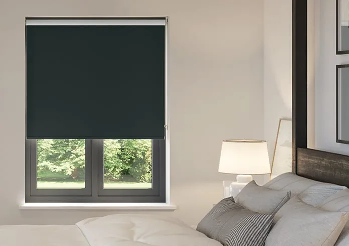 Rimini (Fr Blackout) Black Cosmos - Roller Blind