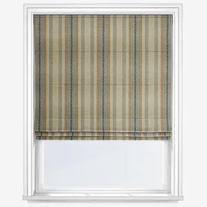 Moon Blenheim Natural Denim Roman Blind