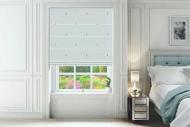 Sophie Allport Bee Sky - Designer Roman Blind