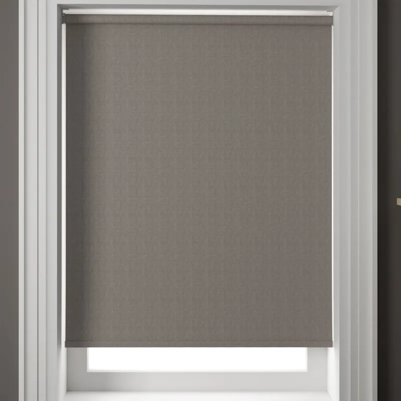 Tulsa Made To Measure Blackout Roller Blind Shadow