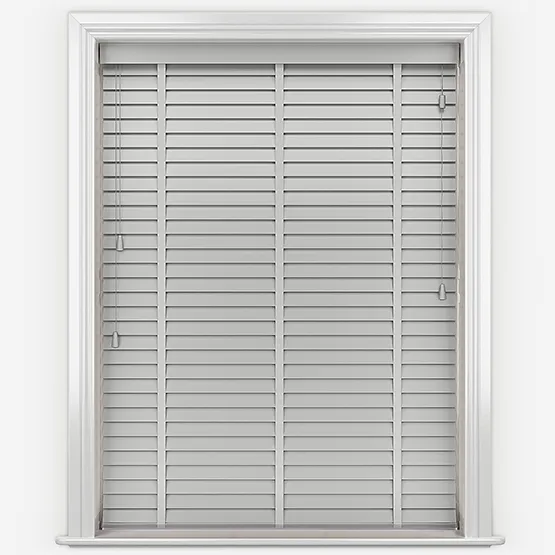 Impressions Rhino Grey With Tapes Wooden Venetian Blind