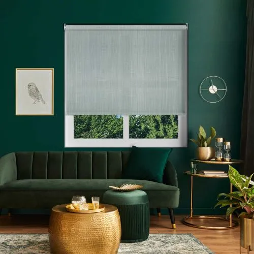 Linen Duck Egg Cordless Roller Blind