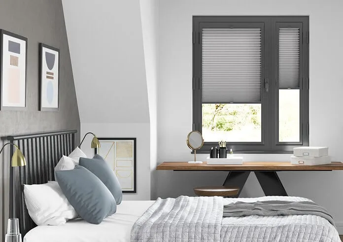 Honeycomb (Blackout) Pearl Grey - Perfect Fit Blind
